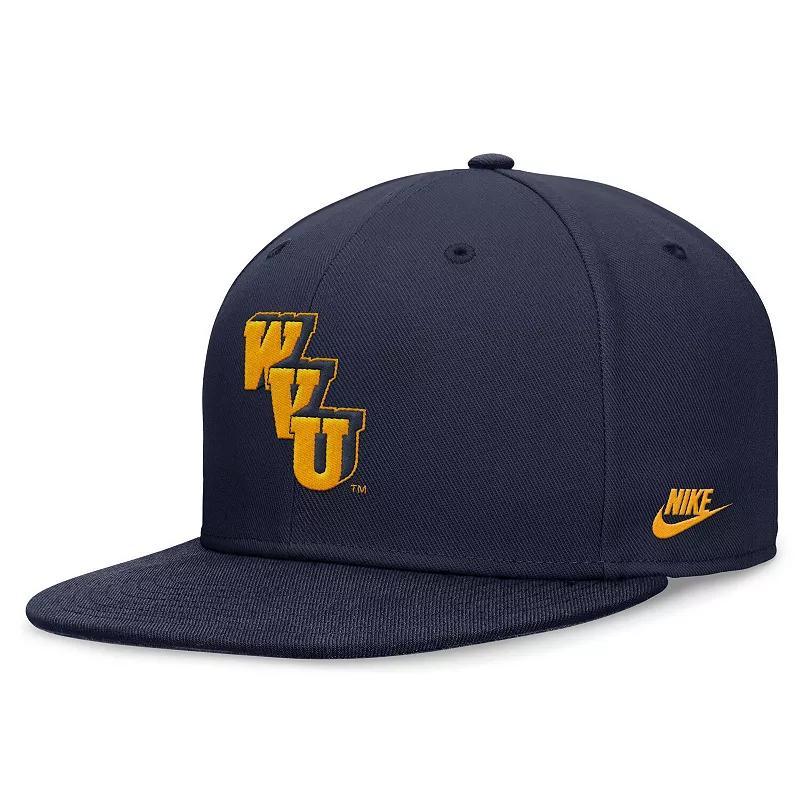 Mens Nike West Virginia Mountaineers Legacy True Fitted Hat Blue Product Image