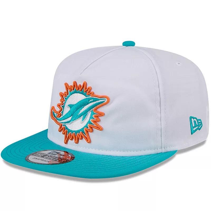 New Era Mens White Miami Dolphins 2024 Nfl Training Camp Golfer Snapback Hat - White Product Image