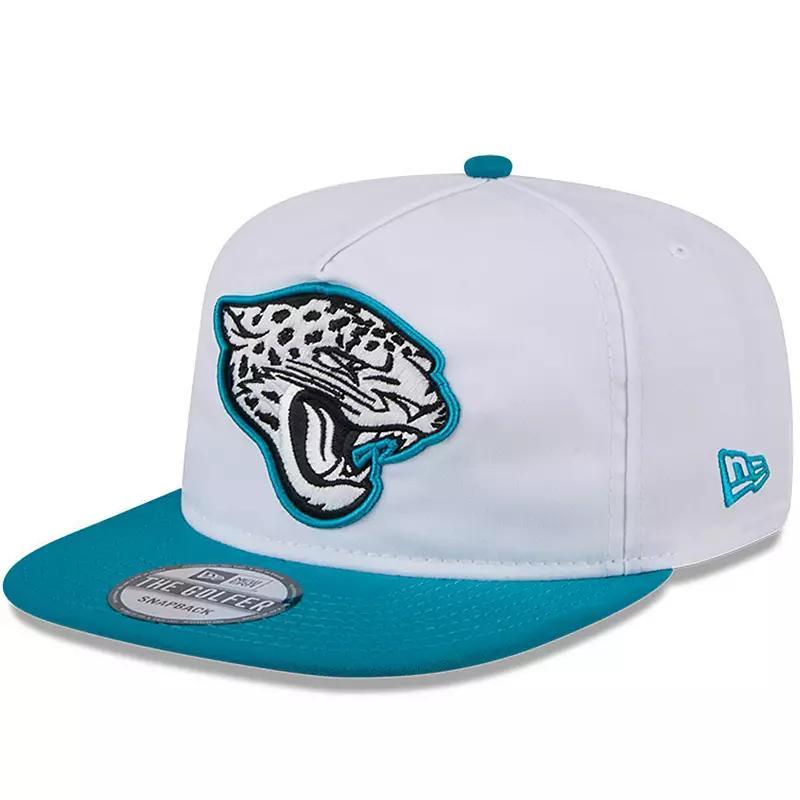 Mens New Era /Teal Jacksonville Jaguars 2024 NFL Training Camp Golfer Snapback Hat Product Image