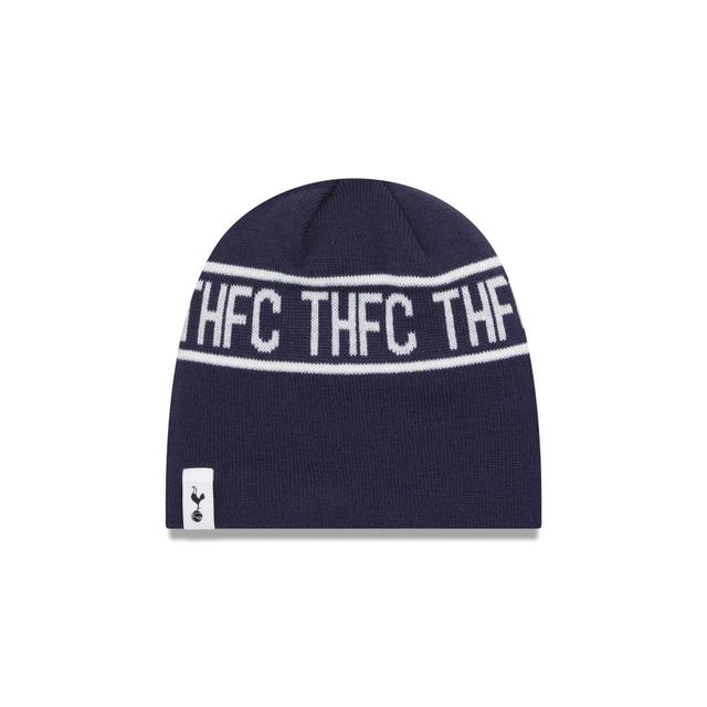 Tottenham Hotspur Navy Skull Knit Hat Male Product Image