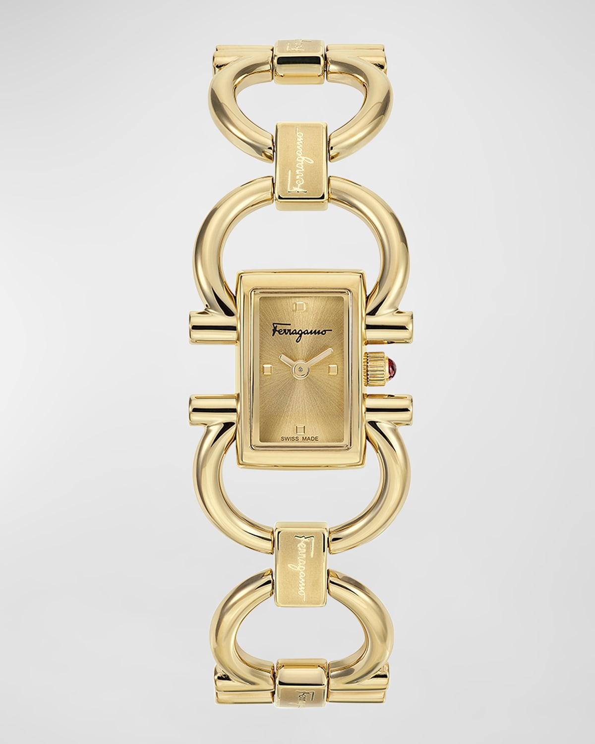 FERRAGAMO Double Gancio Mini Bracelet Watch, 13.5mm x 20.5mm Product Image