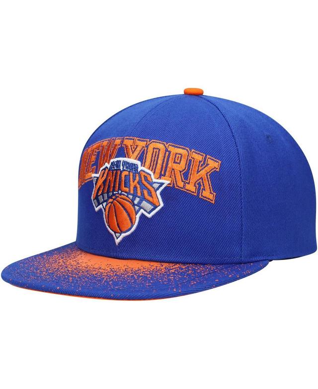 Mens Mitchell & Ness New York Knicks Hardwood Classics Energy Re-Take Speckle Brim Snapback Hat Product Image