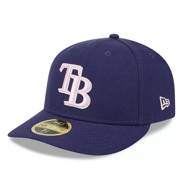 Mens New Era Tampa Bay Rays 2024 Mothers Day Low Profile 59FIFTY Fitted Hat Blue Product Image