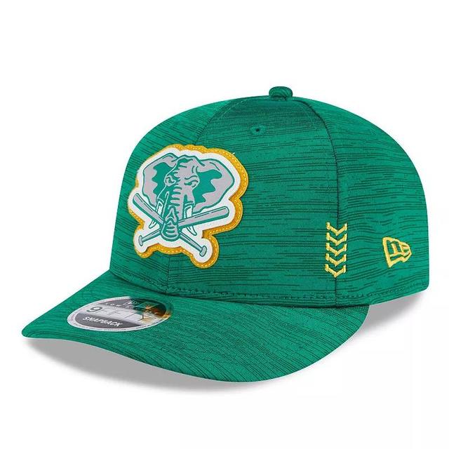 Mens New Era Green Oakland Athletics 2024 Clubhouse Low Profile 59FIFTY Snapback Hat Product Image