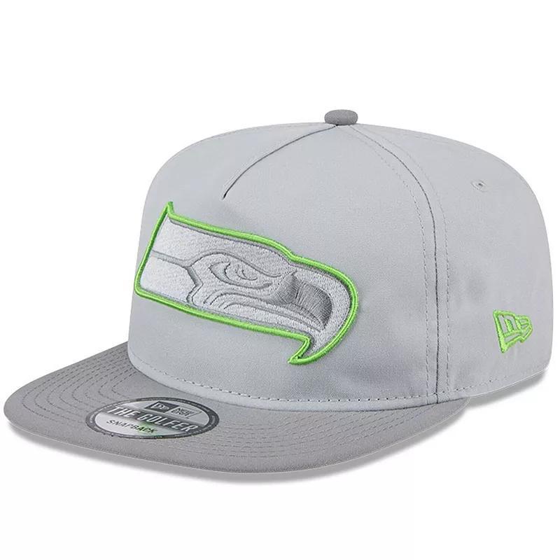 Mens New Era Gray Seattle Seahawks 2024 NFL Training Camp Golfer Snapback Hat Product Image