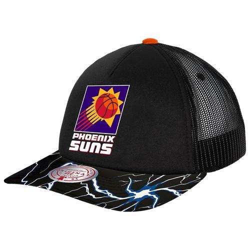 Mitchell & Ness Mens Phoenix Suns Mitchell & Ness Suns Storm Season Trucker Hat - Mens Black/Black Product Image