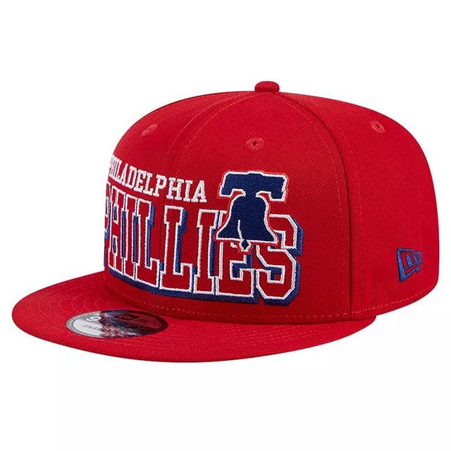 Mens New Era Philadelphia Phillies Game Day Bold 9FIFTY Snapback Hat Product Image