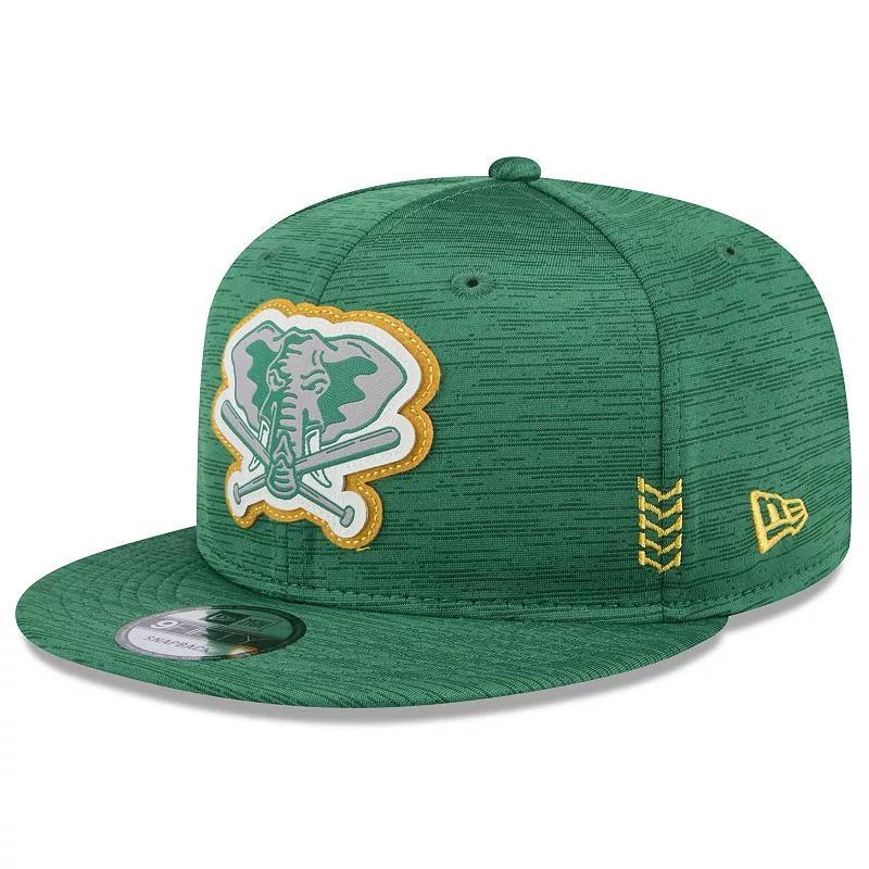 Mens New Era Green Oakland Athletics 2024 Clubhouse 9FIFTY Snapback Hat Product Image