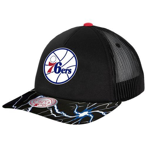 Mitchell & Ness Mens Philadelphia 76ers Mitchell & Ness 76ers Storm Season Trucker Hat - Mens Product Image