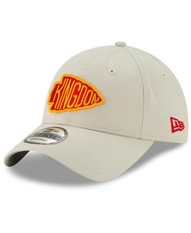 Mens New Era Khaki Kansas City Chiefs Kingdom Playmaker 9TWENTY Adjustable Hat Product Image