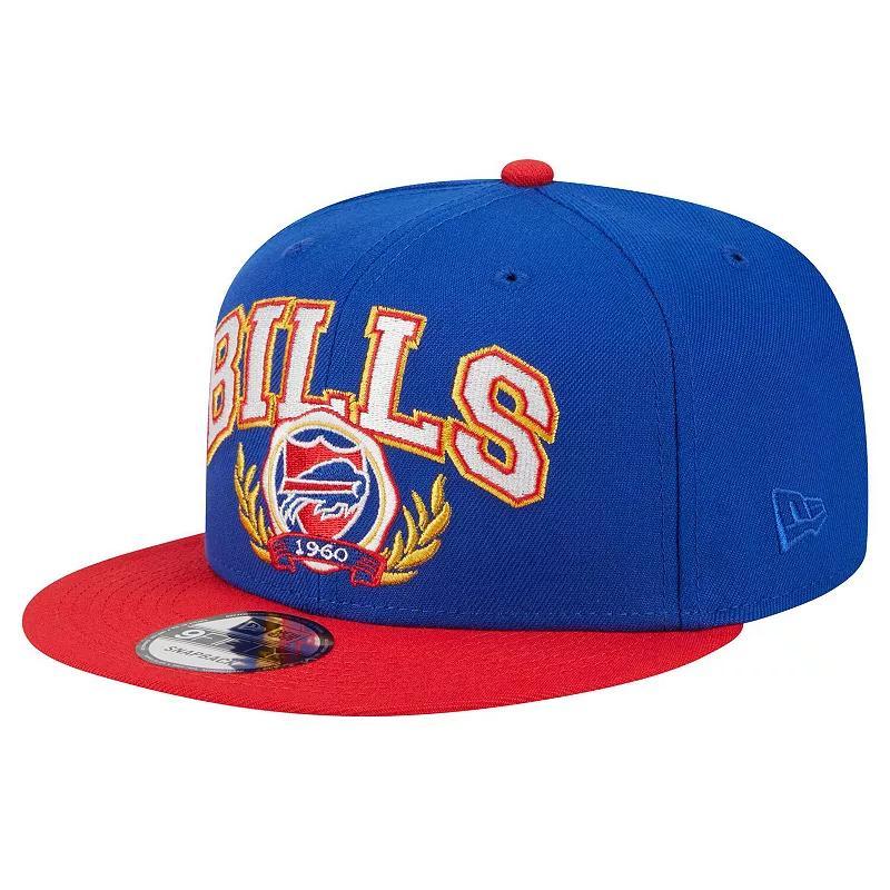 Mens New Era Royal/Red Buffalo Bills Team Establish 9FIFTY Snapback Hat Product Image