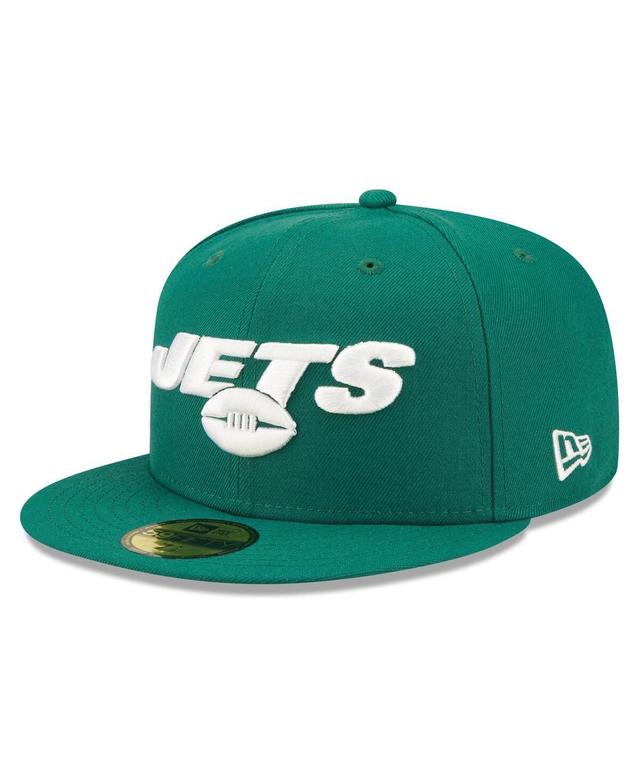 Mens New Era  Green New York Jets Elemental 59FIFTY Fitted Hat Product Image