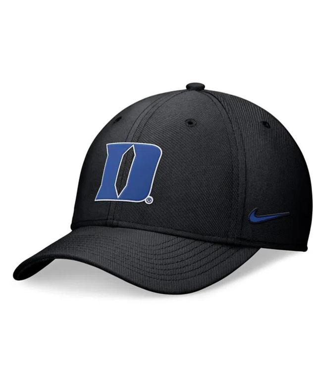 NIKE Men's Black Duke Blue Devils 2024 Sideline Flex Hat Product Image