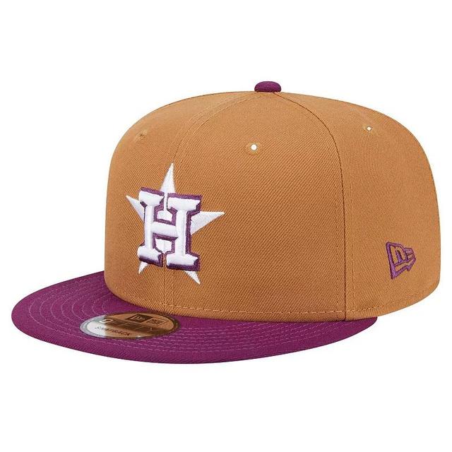 Mens New Era /Purple Houston Astros Color Pack Two-Tone 9FIFTY Snapback Hat Product Image