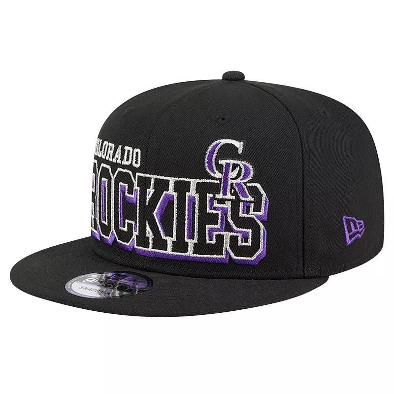 Mens New Era Colorado Rockies Game Day Bold 9FIFTY Snapback Hat Product Image