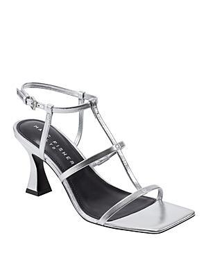 Marc Fisher Ltd. Womens Dennie Square Toe Strappy Mid Heel Sandals Product Image