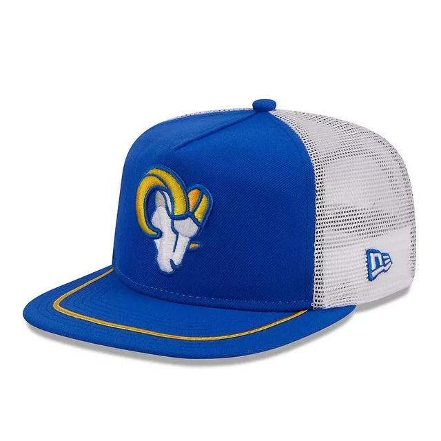 Mens New Era Royal/White Los Angeles Rams Original Classic Golfer Adjustable Hat Product Image