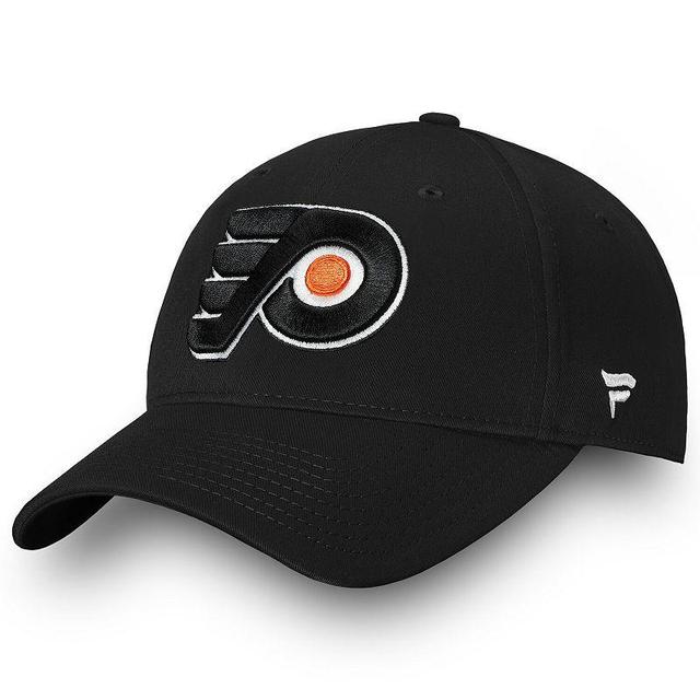 Mens Fanatics Branded Black Philadelphia Flyers Core Adjustable Hat Product Image