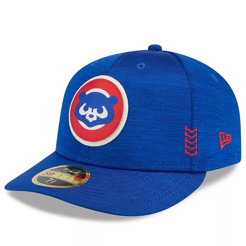 Mens New Era Royal Chicago Cubs 2024 Clubhouse Low Profile 59FIFTY Fitted Hat Product Image