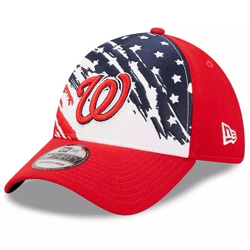 Mens New Era Washington Nationals 2022 4th of July 39THIRTY Flex Hat Product Image