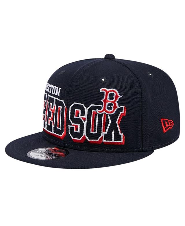 Mens New Era Boston Red Sox Game Day Bold 9FIFTY Snapback Hat, Blue Product Image