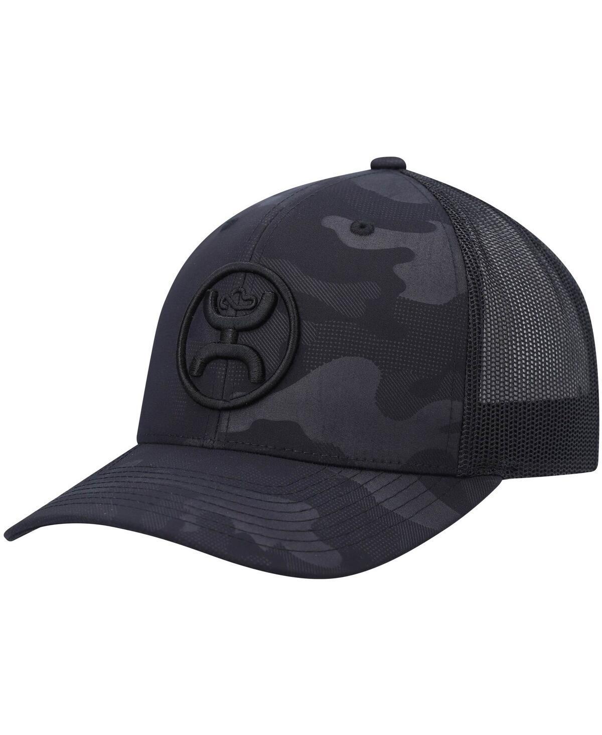 Mens Hooey Black O-Classic Trucker Snapback Hat Product Image