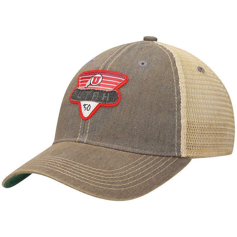 Mens Gray Utah Utes Legacy Point Old Favorite Trucker Snapback Hat Product Image