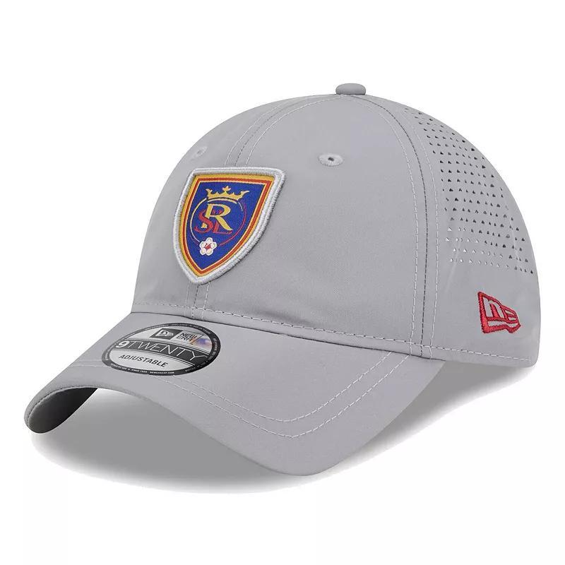 Mens New Era Gray Real Salt Lake Active 9TWENTY Adjustable Hat Product Image