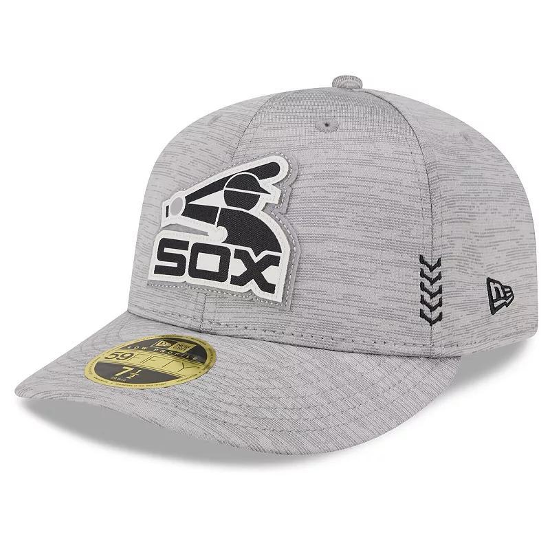 Mens New Era Gray Chicago White Sox 2024 Clubhouse Low Profile 59FIFTY Fitted Hat Product Image