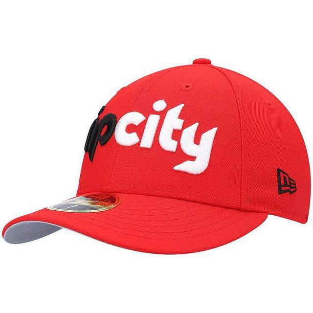 Mens New Era Portland Trail Blazers Team Low Profile 59FIFTY Fitted Hat Product Image