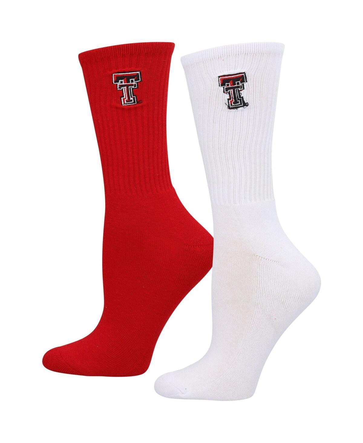 Womens ZooZatz Red Texas Tech Red Raiders 2-Pack Quarter-Length Socks - Red Product Image