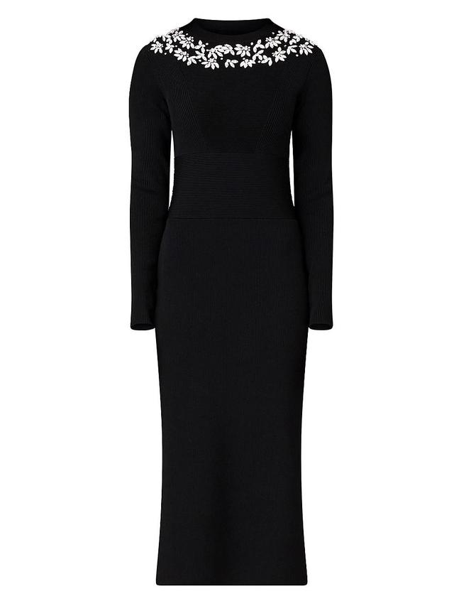 Womens Bridget Ribbed Midi Dress Product Image