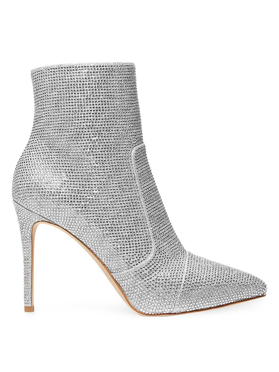 Womens Rue 100MM Embellished Stiletto Booties product image