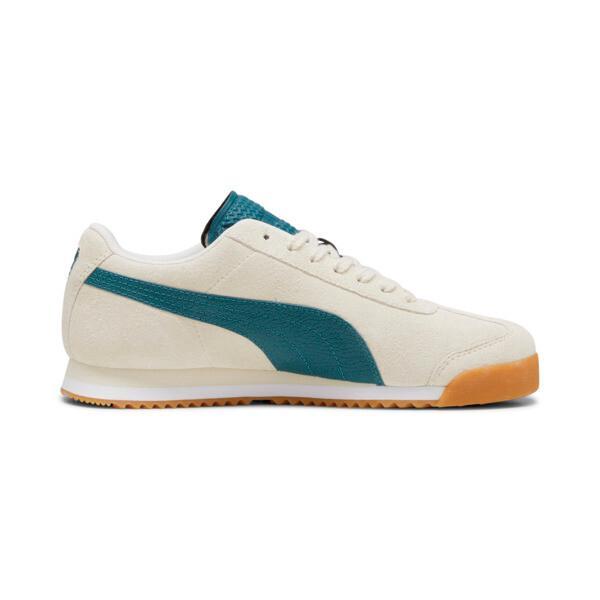 PUMA Roma Suede Men's Sneakers in Alpine Snow/Cold Green/Gum Product Image