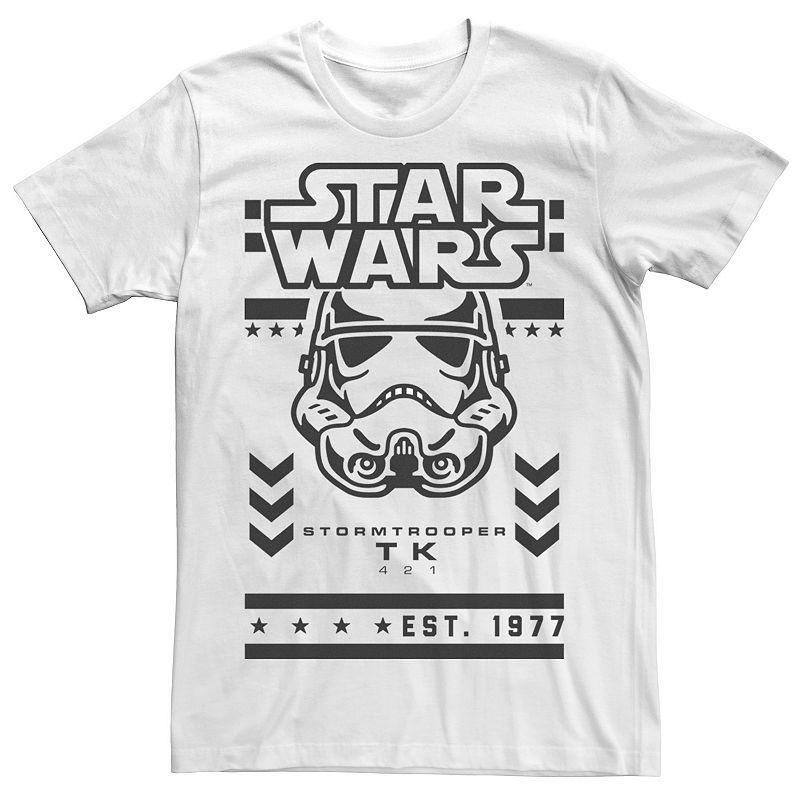 Mens Star Wars Stormtrooper Urban Streetwear Moto Tee Product Image