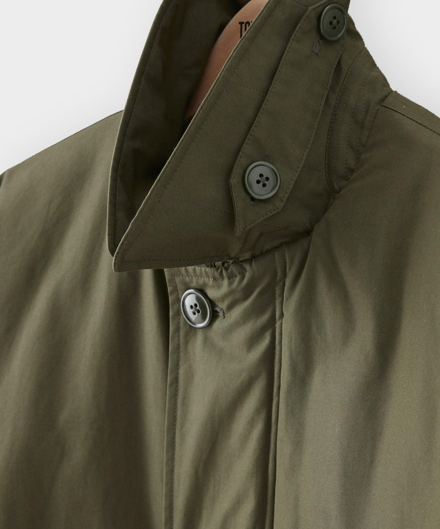 Ventile Down Trench in Olive Product Image