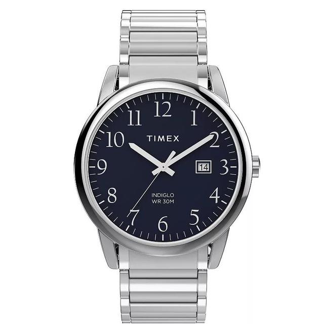 Timex Mens Easy Reader Expansion Band Watch - TW2W52200JT Silver Product Image