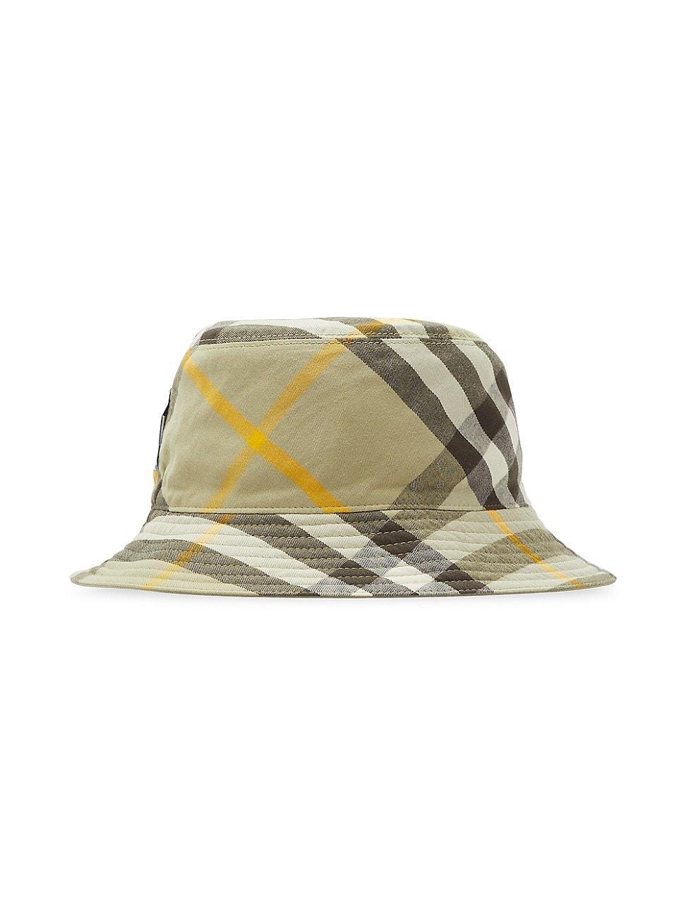 Mens Reversible Check Bucket Hat Product Image