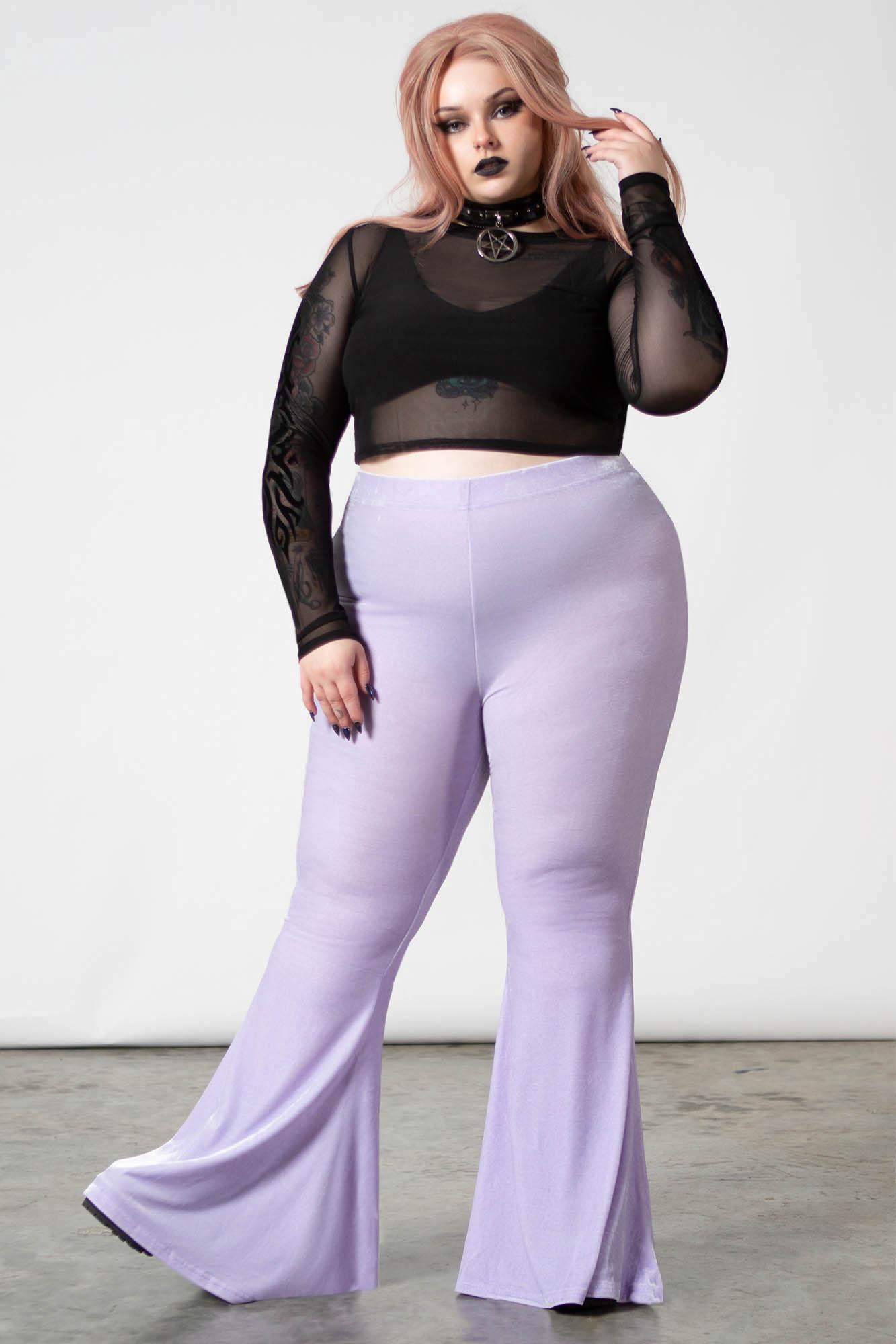 Moondance Bell Bottoms [PASTEL LILAC] [PLUS] Female Product Image