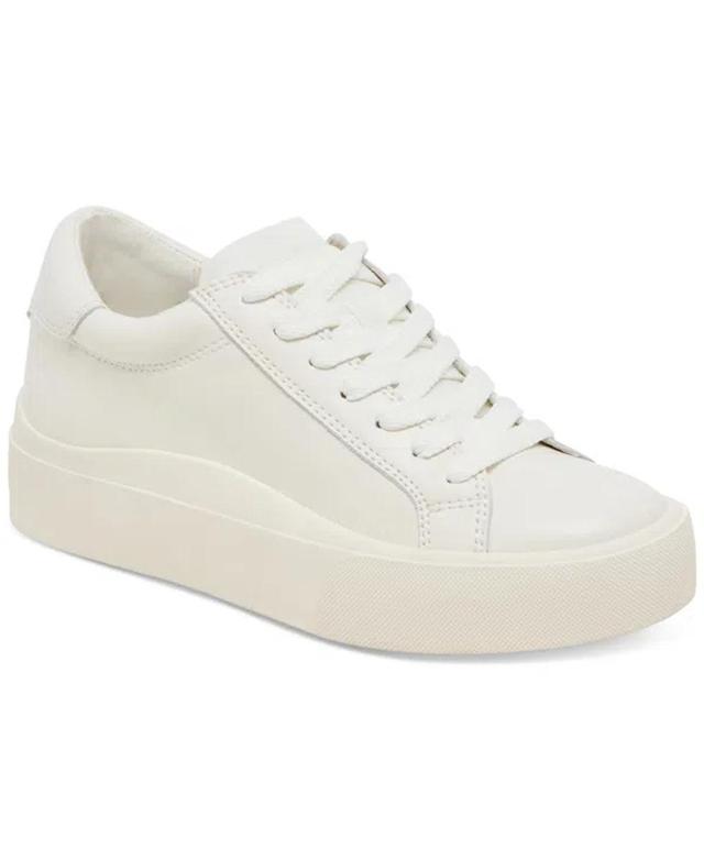 Zayn Platform Sneaker In White Leather Product Image