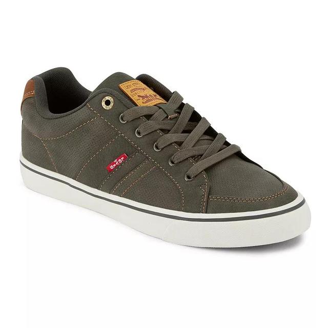 Levis Turner Waxed Mens Sneakers Grey Product Image