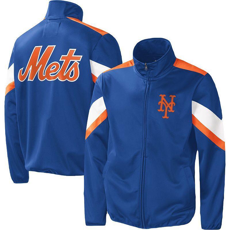 Mens G-III Sports by Carl Banks Royal New York Mets Earned Run Full-Zip Jacket Product Image