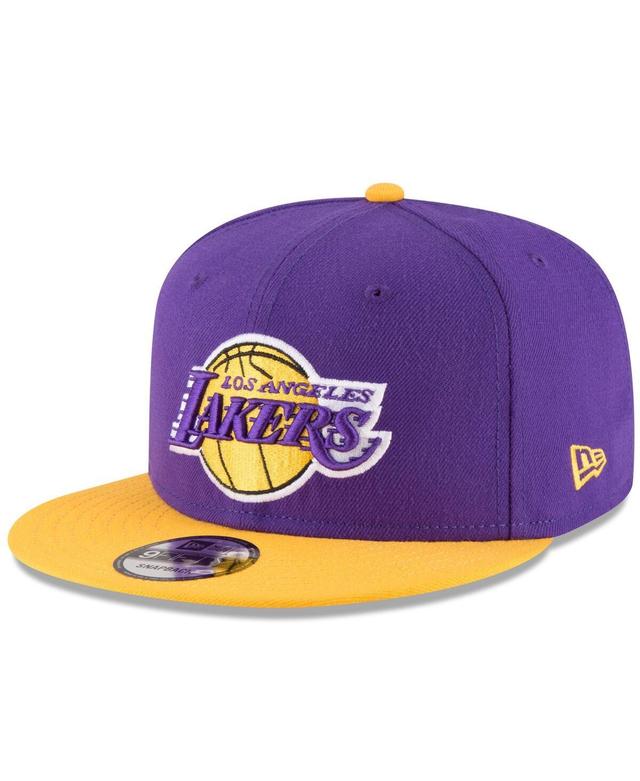 Mens New Era /Gold Los Angeles Lakers Two-Tone 9FIFTY Adjustable Hat Product Image