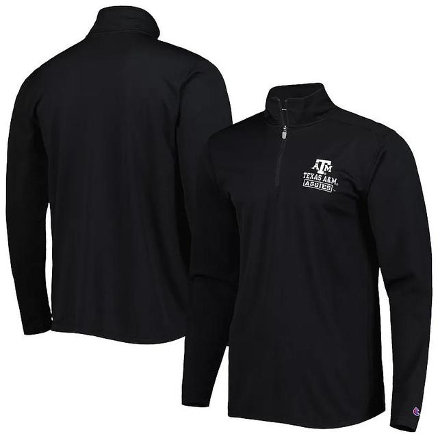 Mens Champion Texas A&M Aggies Textured Quarter-Zip Jacket Product Image