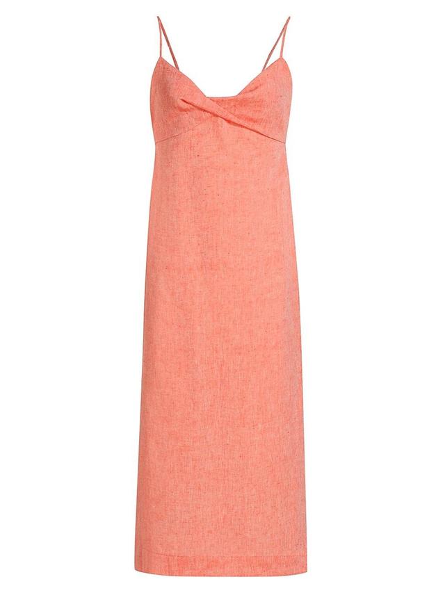 Womens Linen Slip Dress Product Image