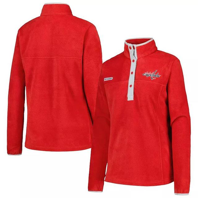 Womens Columbia Washington Capitals Benton Springs Half-Snap Jacket Product Image