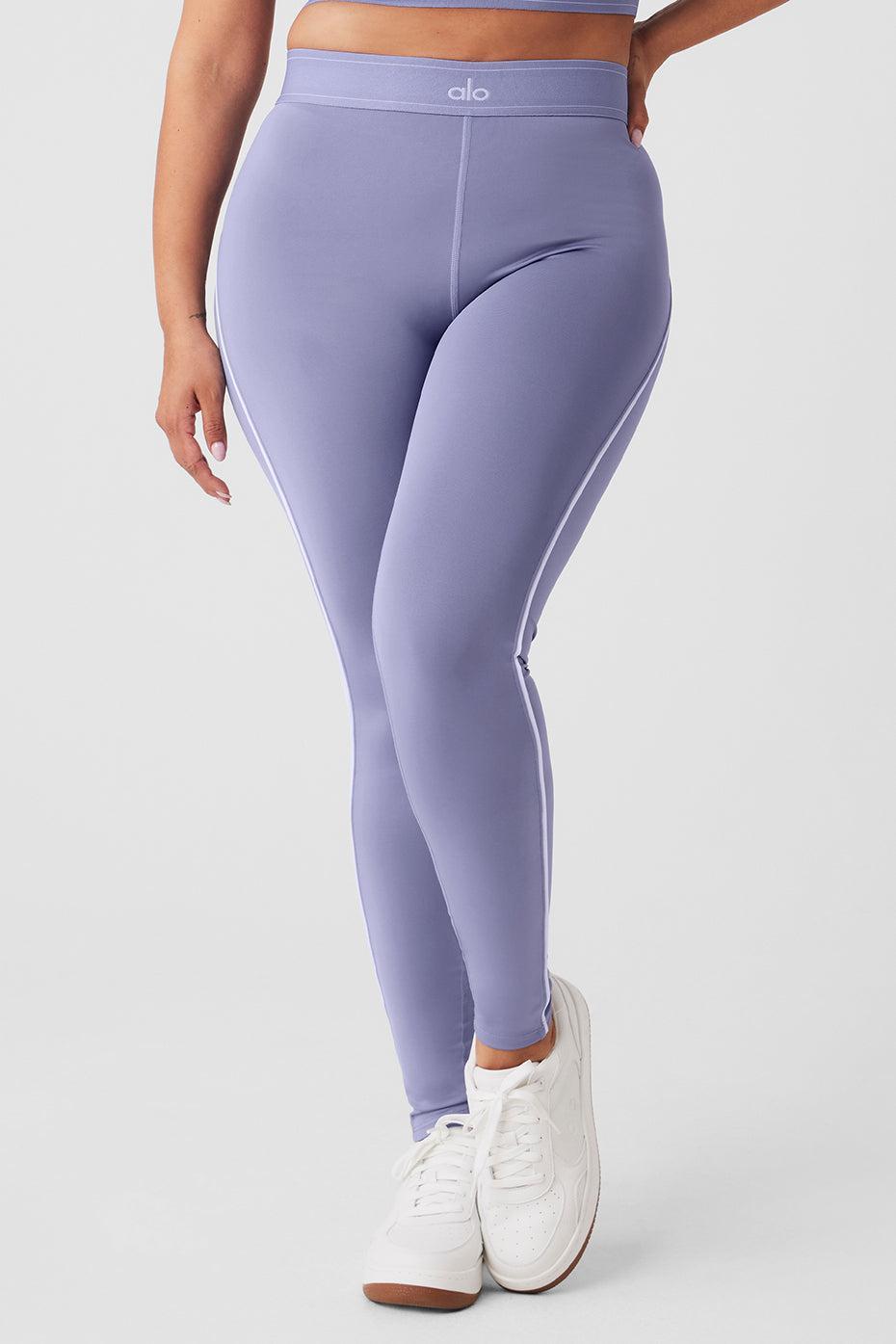 Airlift High-Waist Suit Up Legging - Lilac Blue/White Female Product Image