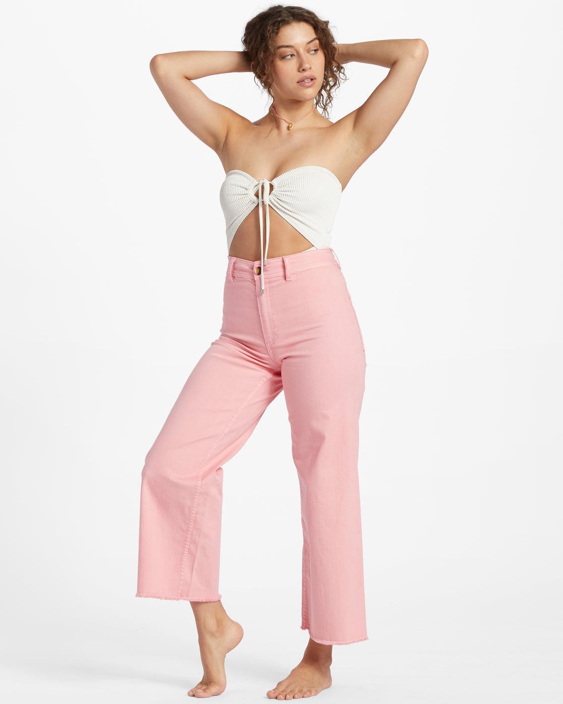 Free Fall High-Waist Pants - Flamingo Female Product Image