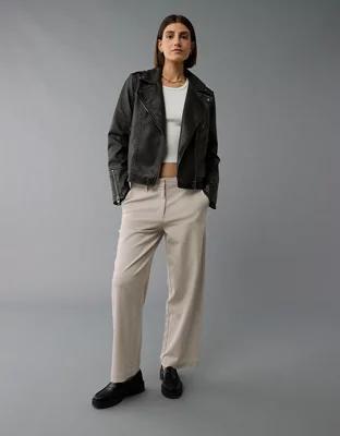 AE Stretch High-Waisted Stovepipe Ankle Trouser Product Image