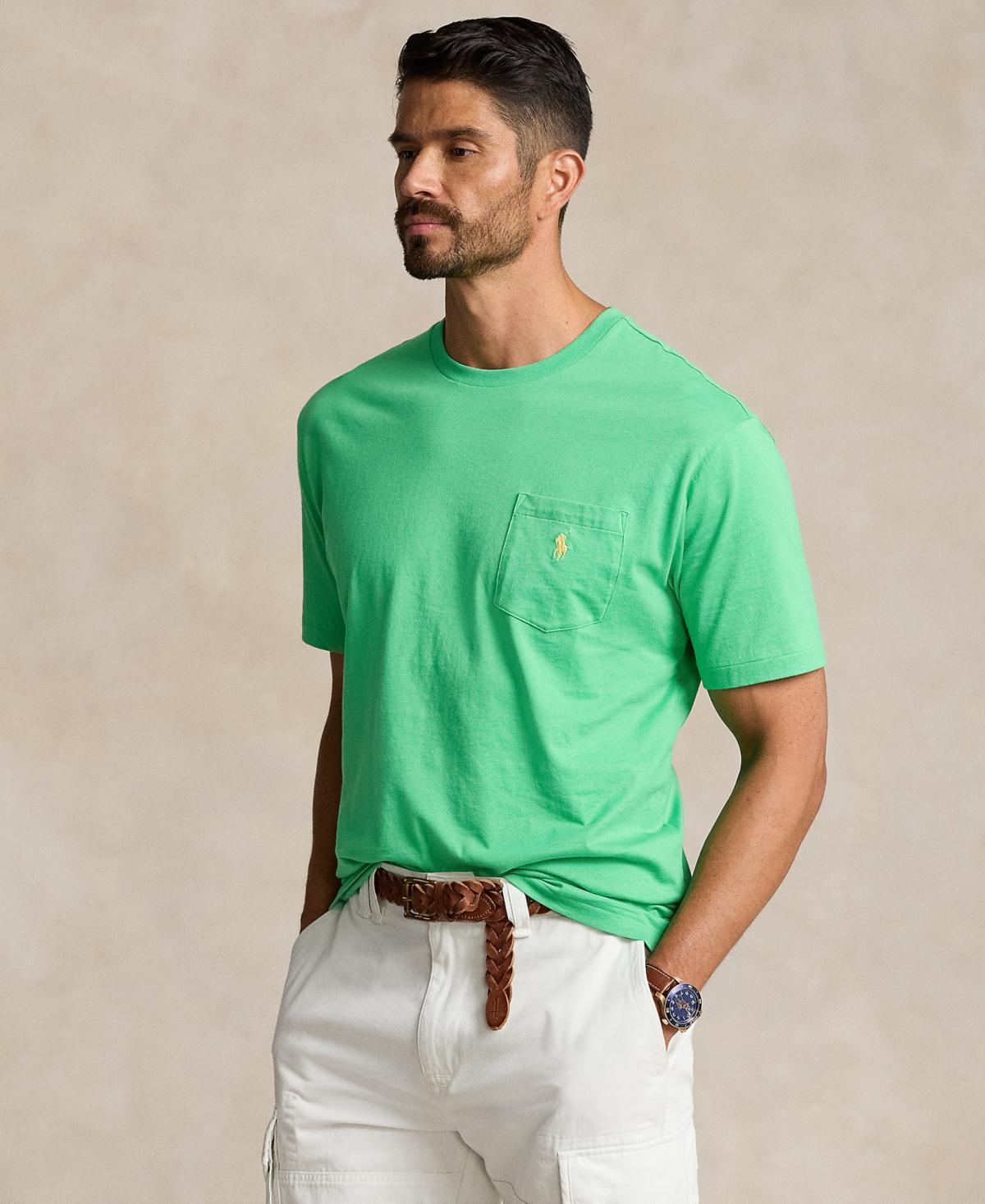 Polo Ralph Lauren Mens Big & Tall Cotton Jersey T-Shirt - Expedition Dune Heather Product Image